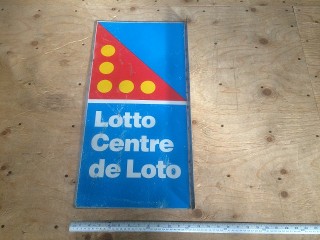 Vintage Lotto Centre sign