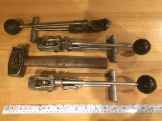 Newer Older Hand Tools - three punch lok p 1 tools asking 40 each 2 one punch lok chicago mallet asking 20