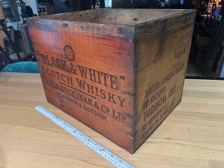Vintage Scotch Whisky Crate