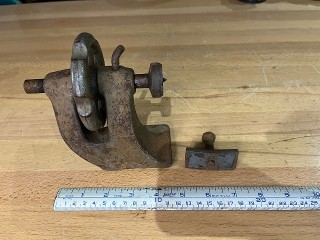 Small Vintage wood lathe tailstock