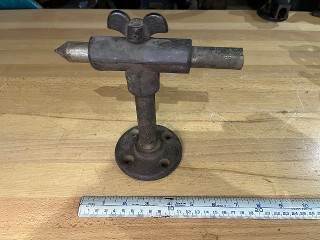 Antique lathe tailstock