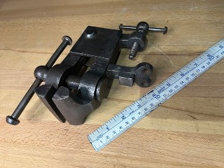 Small Antique Blacksmith Clamp-on Vice