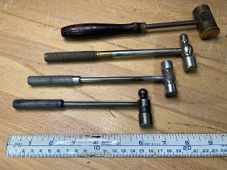 Small vintage hammers