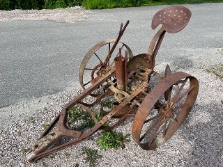 Antique Champion horse drawn potato planter