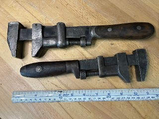 Antique L Coes Wrench and Russwin Wrench