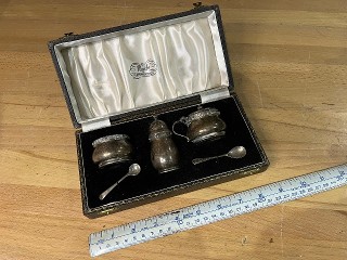 Sterling Silver Condiment set