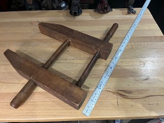 Antique Carpenters wood clamp