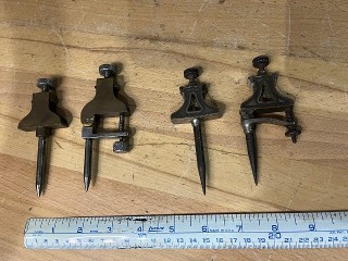 Vintage Starrett trammel points