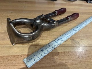 Vintage animal emasculator castrating tool