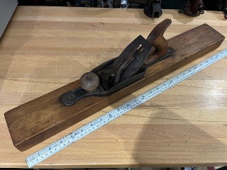 Antique Huge Transitional Hand Plane 26-inches long by 3 3/8-inches