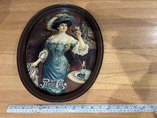 Vintage 14 1/2 inch Pepsi-Cola Tray Vintage 14 1/2 inch Pepsi-Cola Tray