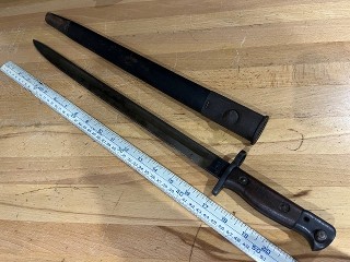 Austrian WW1 P-1907 enfield, Wilkinson Sword Co. 17-inch blade, 22-inch long Austrian WW1 P-1907 enfield, Wilkinson Sword Co. 17-inch blade, 22-inch long