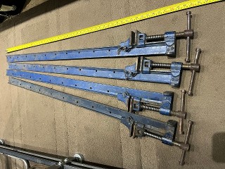 BHOLA heavy duty 42-inch T-Bar clamps, set of 4 BHOLA heavy duty 42-inch T-Bar clamps, set of 4